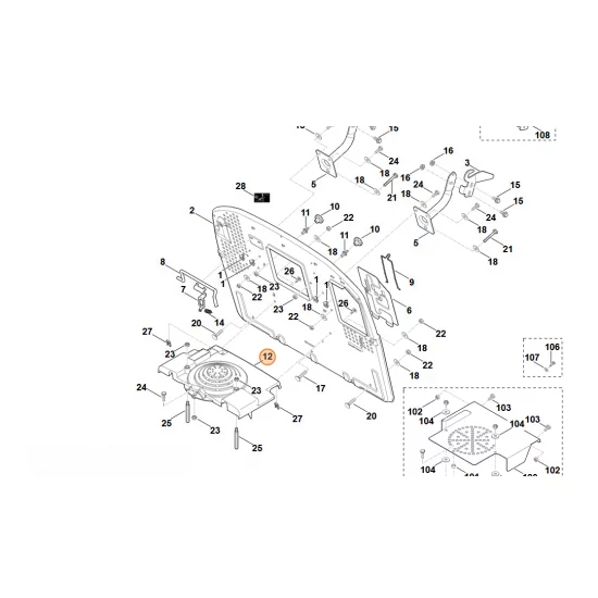 STIHL  Pokrywa ochronna 6170 706 0830